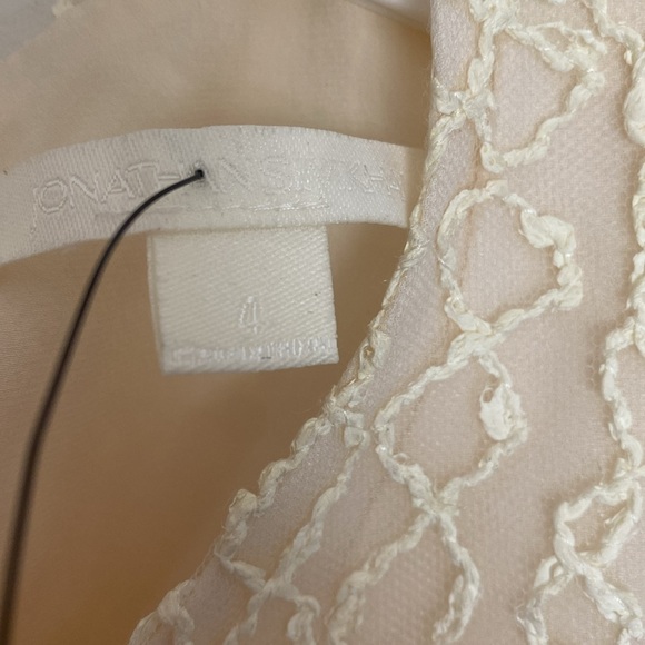 Jonathan Simkhai Designer Ivory Dress - Picture 2 of 5